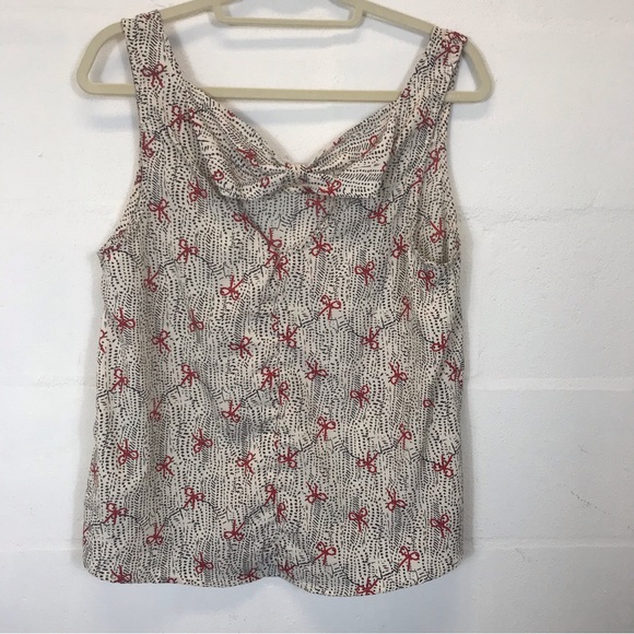 Couture V Bow Back Tank Top - Picture 3 of 8